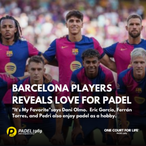 FC Barcelona Players Love Padel