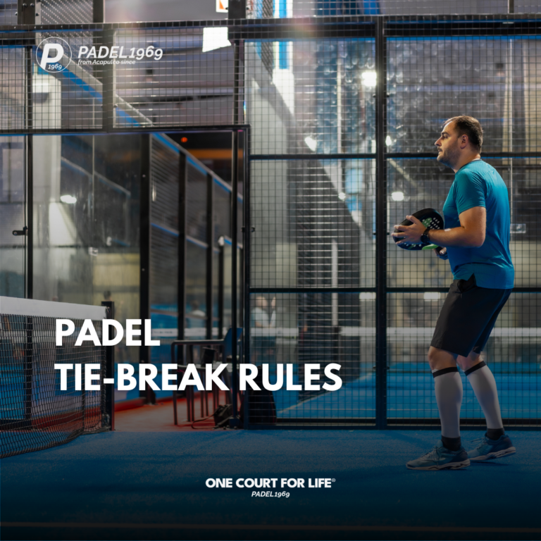 PADEL TIE-BREAK RULES