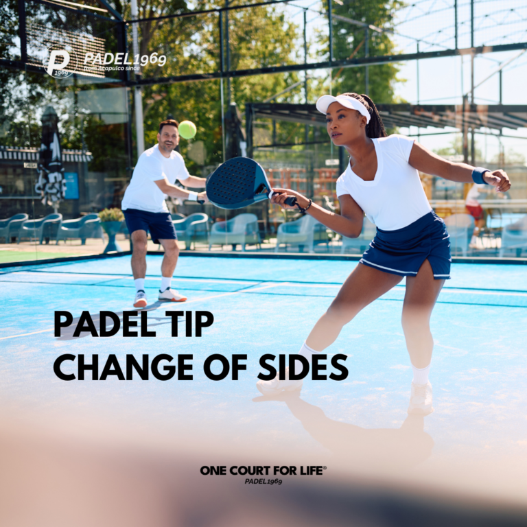 PADEL TIP: CHANGE OF SIDES