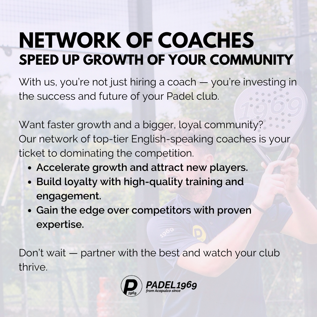 Professional network of coaches by PADEL1969