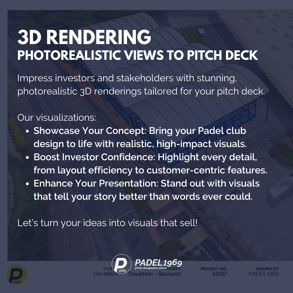 3D rendering by PADEL1969 brings photorealistic views to pitch deck