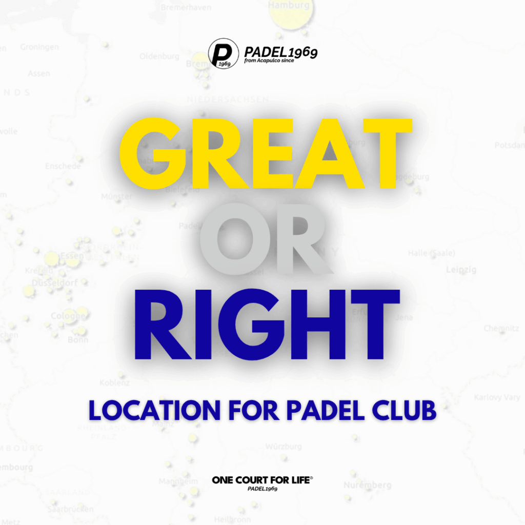 Great or Right Location For Padel Club