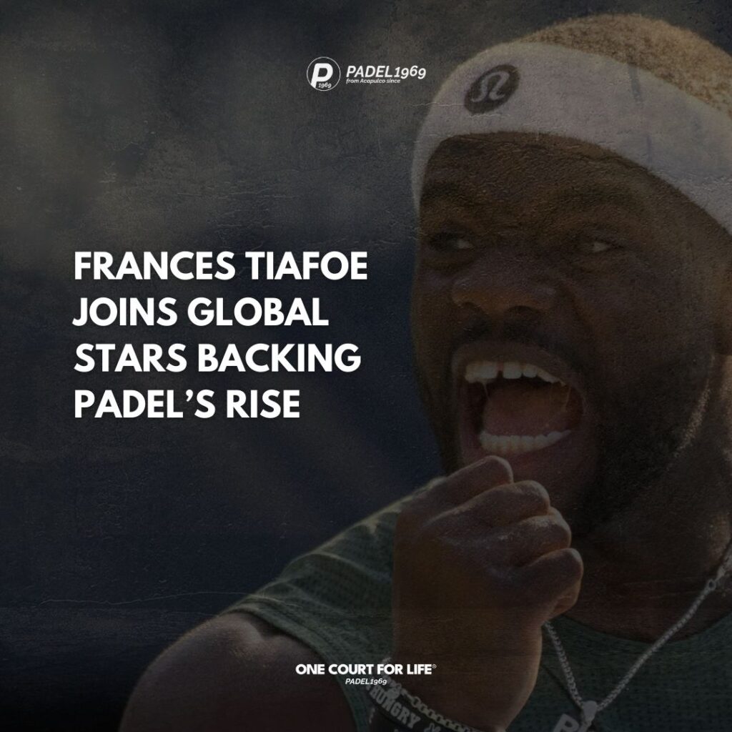 Frances Tiafoe Joins Global Stars Backing Padel’s Rise