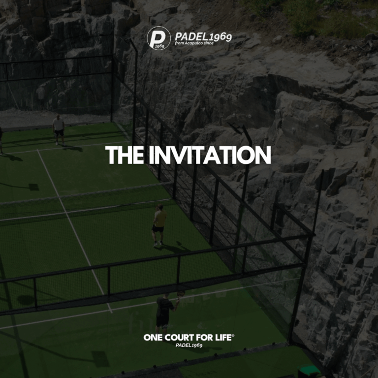 THE INVITATION by PADEL1969 to Play Padel